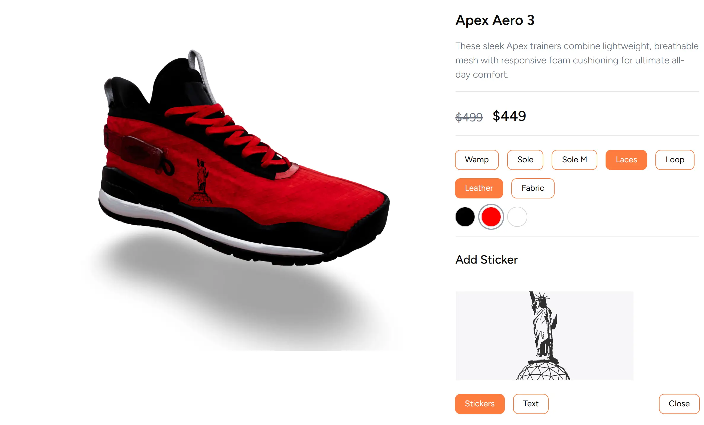 embed configurator preview